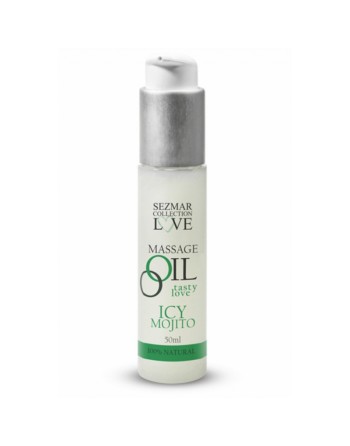 Huile de massage comestible mojito menthe 50ml 