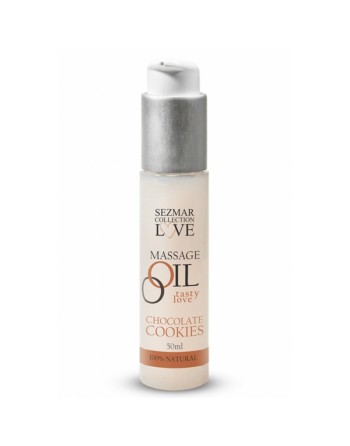 Huile de massage comestible cookie chocolat 50ml 