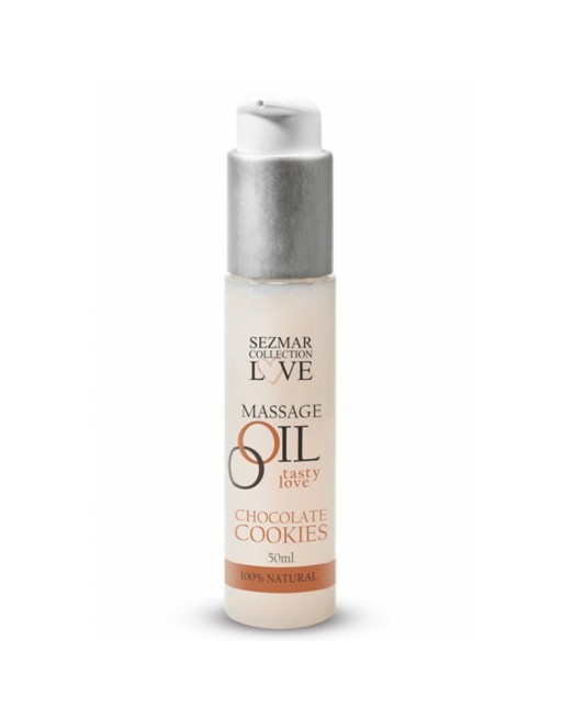Huile de massage comestible cookie chocolat 50ml 