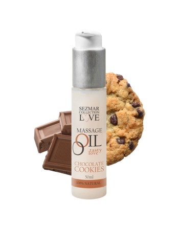 Huile de massage comestible cookie chocolat 50ml 