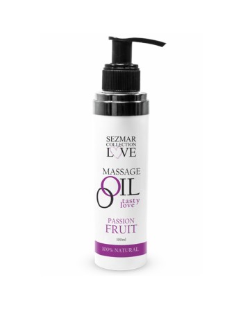 Huile de massage comestible Fruit de la passion 100ml 100% naturelle