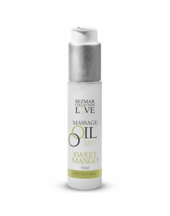 Huile de massage comestible mangue 50ml 