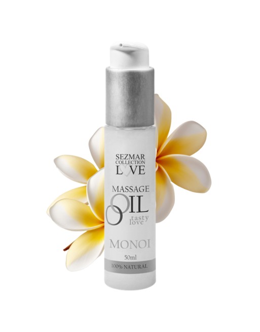 Huile de massage 100% naturelle monoï 50ml 