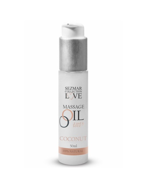 Huile de massage 100% naturelle noix de coco 50ml 