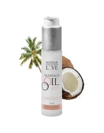 Huile de massage 100% naturelle noix de coco 50ml 
