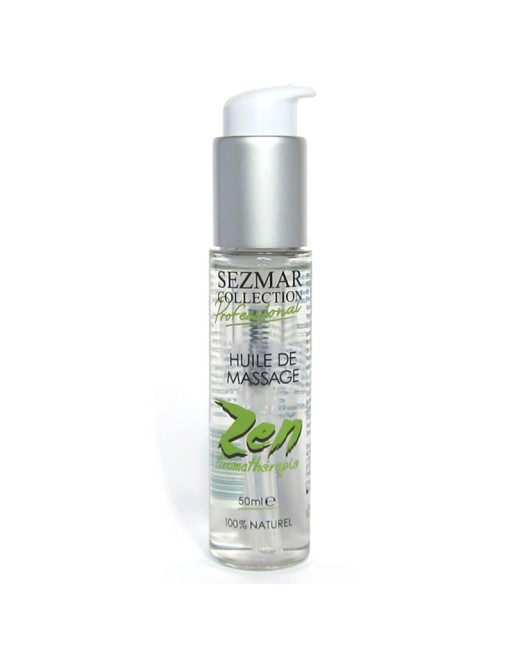 Huile de massage professionnelle ZEN 100% naturelle 50 ml 