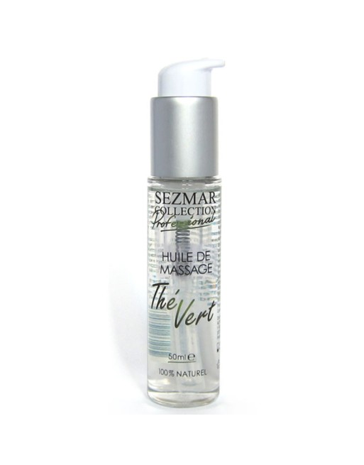 Huile de massage professionnelle Thé Vert 100% naturelle 50 ml 