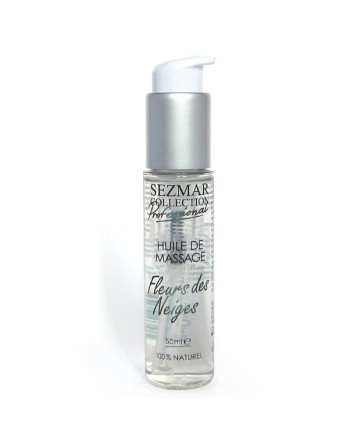 Huile de massage professionnelle Fleurs des Neiges 100% naturelle 50 ml 