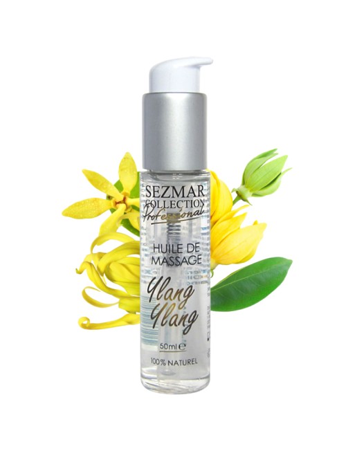 Huile de massage professionnelle Ylang Ylang 100% naturelle 50 ml 