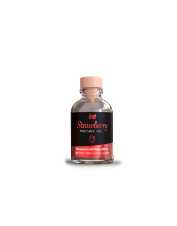 Massage gel fraise - Gel embrassable
