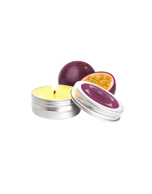 Mini Bougie de massage fruit de la passion 30ml 100% naturelle 