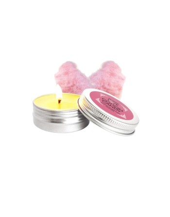 Mini Bougie de massage barbe à papa 30 ml 100% naturelle 