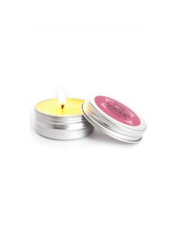 Mini Bougie de massage barbe à papa 30 ml 100% naturelle 