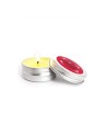 Mini Bougie de massage mousse de fraise 30ml 100% naturelle 