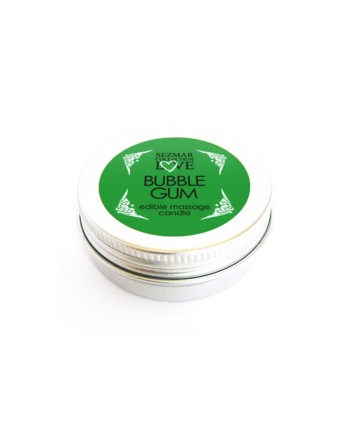 Mini Bougie de massage Bubble Gum 30ml 100% naturelle  