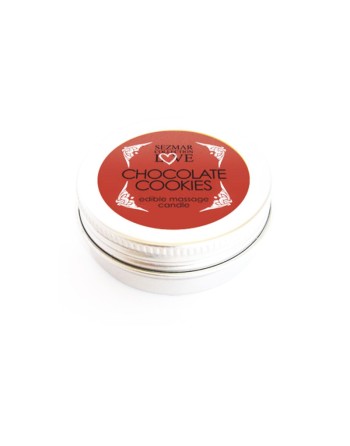 Mini Bougie de massage Chocolat Cookie 30ml 100% naturelle 