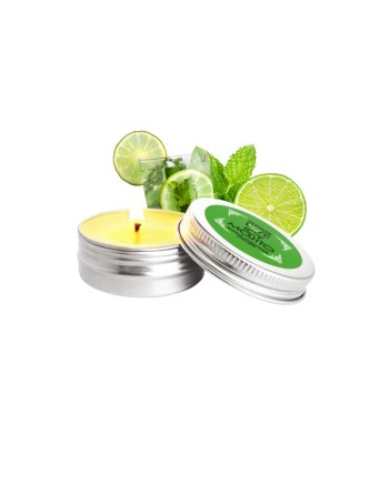 Mini Bougie de massage mojito 30ml 100% naturelle 