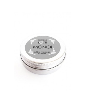Mini Bougie de massage Monoï 30ml 100% naturelle 
