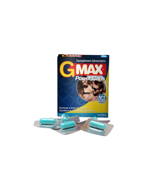 Gmax Power Caps Homme - 5 gélules