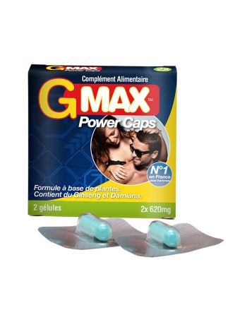 Gmax Power Caps Homme - 2 gélules