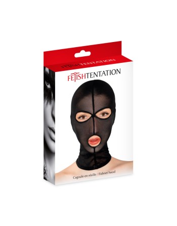 Cagoule fétichiste en fine résille Fetish Tentation