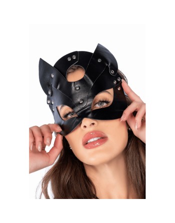 Masque félin en faux cuir - Mapalé