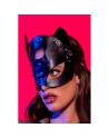 Masque félin en faux cuir - Mapalé