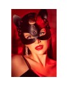 Masque félin en faux cuir - Mapalé