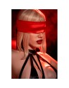 Accessoire coquin en satin réversible noir  rouge 