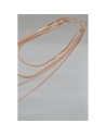 bijou pinces tétons avec 4 chainettes doré rose