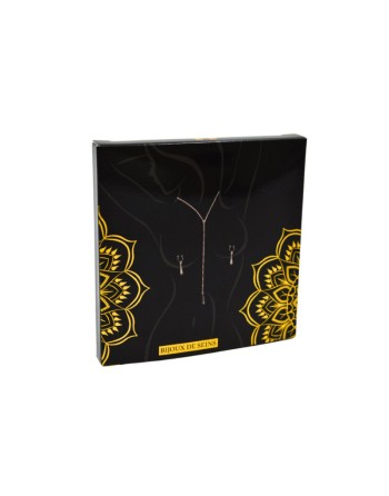 bijoux de corps, pinces de seins goutte et tour de cou chainette