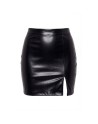 Jupe sexy courte noire wetlook Alessia