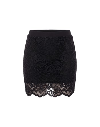 Jupe courte noire Camélia