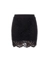 Jupe courte noire Camélia