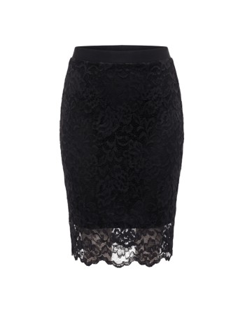 Jupe longue noire Catalina