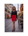 Jupe courte rouge Marina