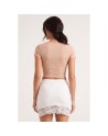Jupe courte blanche Marina