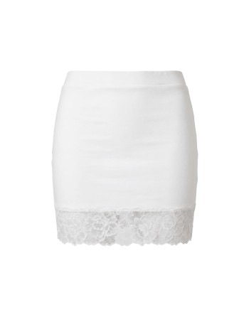 Jupe courte blanche Marina