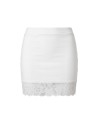 Jupe courte blanche Marina