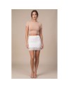 Jupe courte blanche Marina