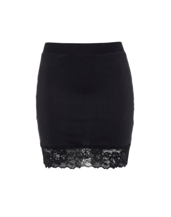 Jupe courte noire Marina