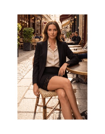 Jupe courte noire Marina
