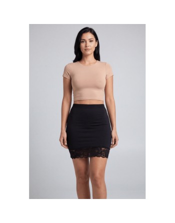 Jupe courte noire Marina