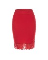 Jupe longue rouge Maria