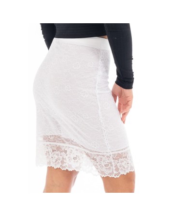 Jupe longue blanche Catalina