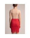 Jupe longue rouge Catalina