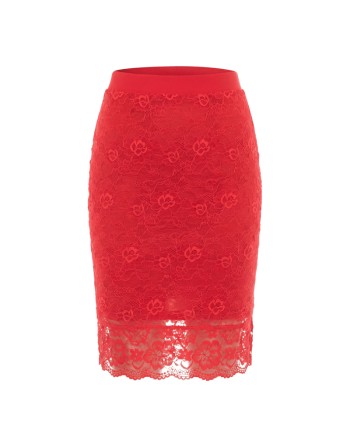 Jupe longue rouge Catalina