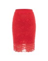 Jupe longue rouge Catalina