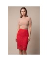 Jupe longue rouge Catalina