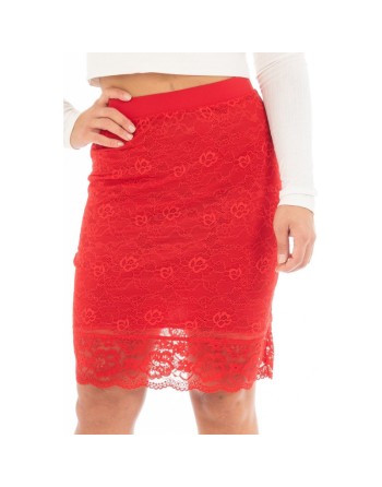 Jupe longue rouge Catalina